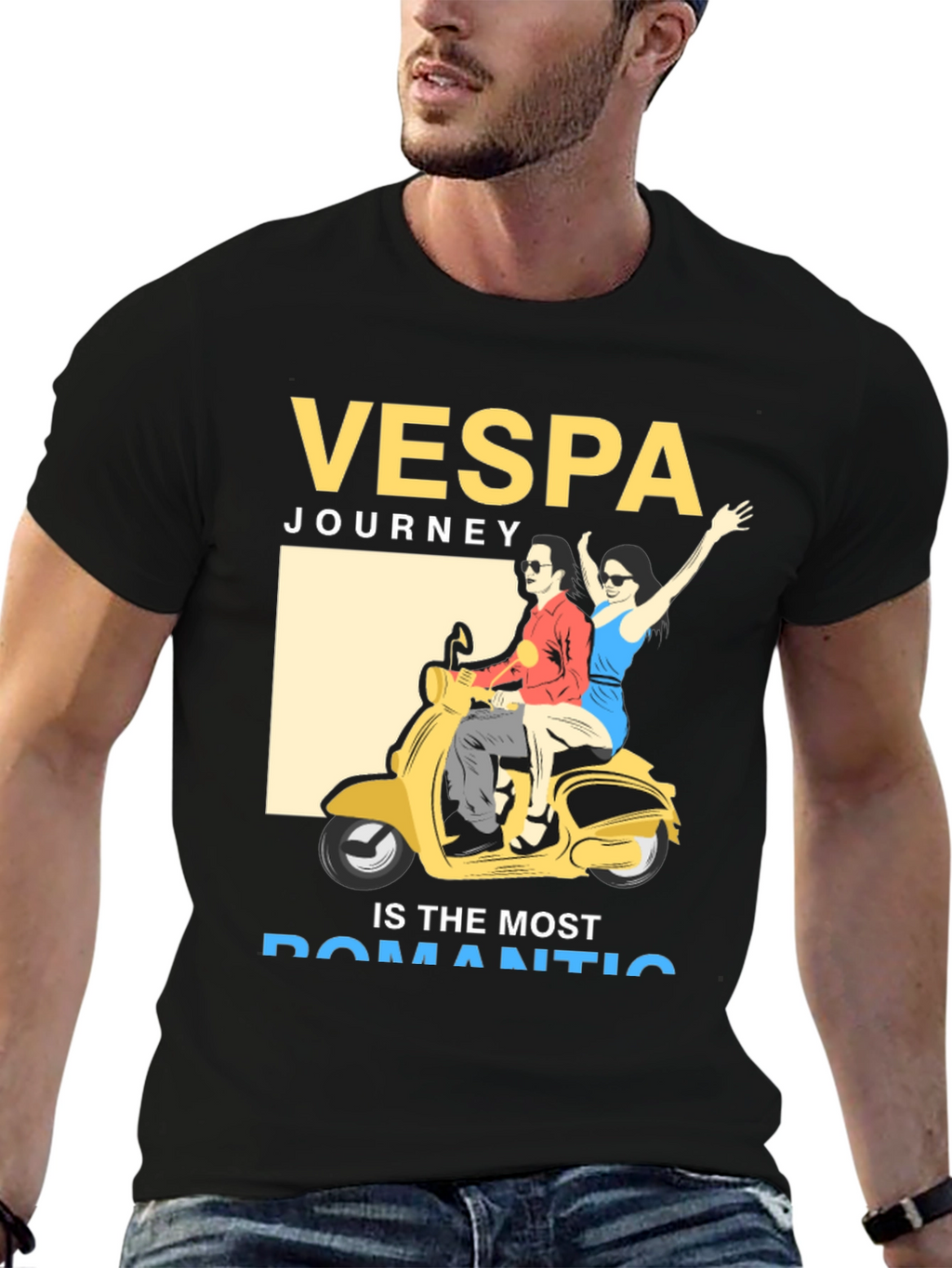 Vespa Journey Romantic T-Shirt