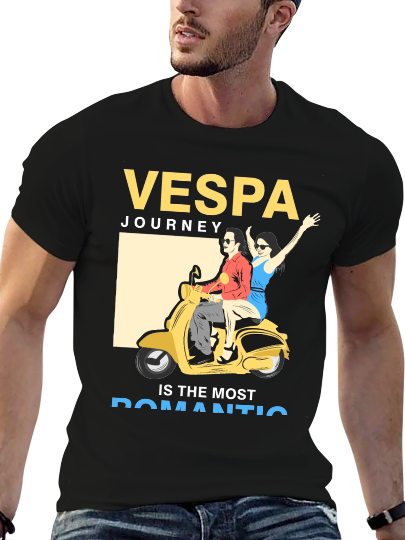 Vespa Journey Romantic T-Shirt