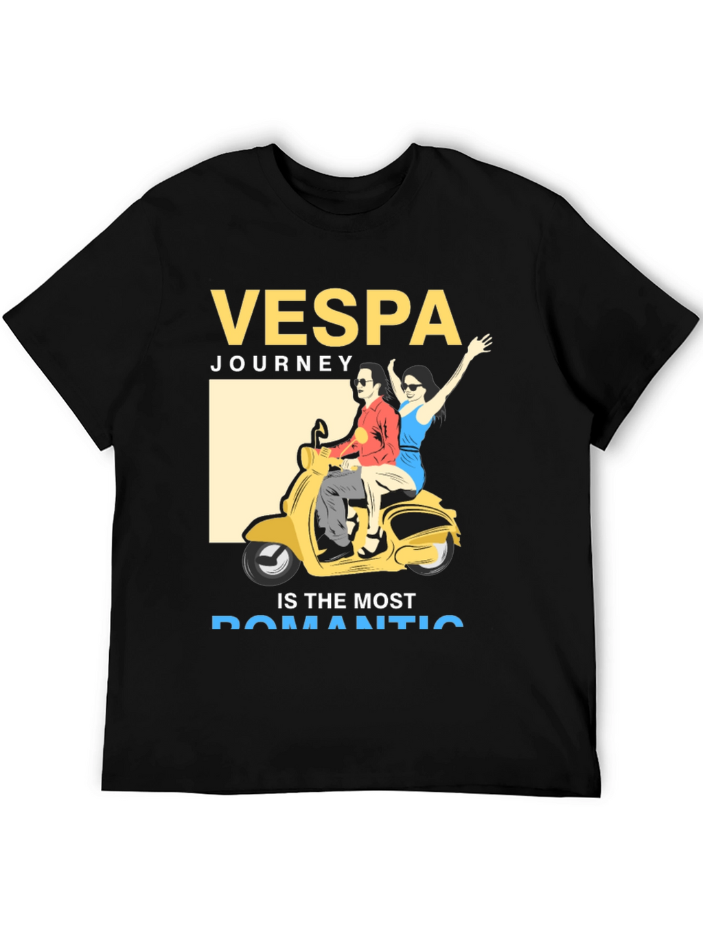 Vespa Journey Romantic T-Shirt