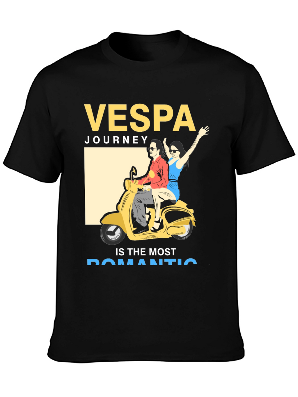 Vespa Journey Romantic T-Shirt