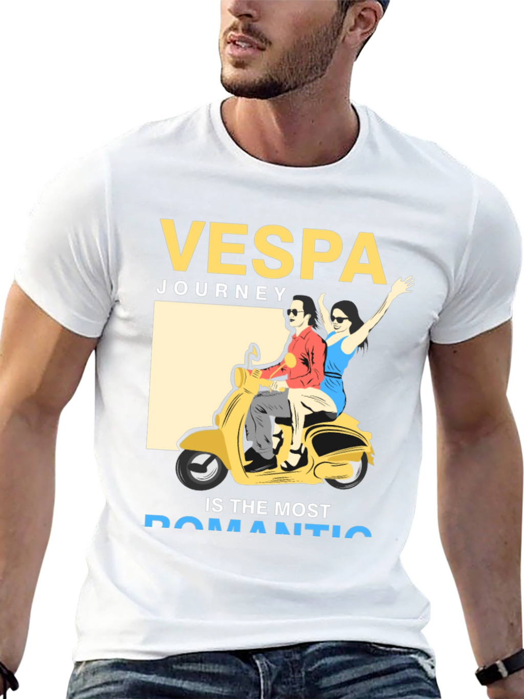 Vespa Journey Romantic T-Shirt