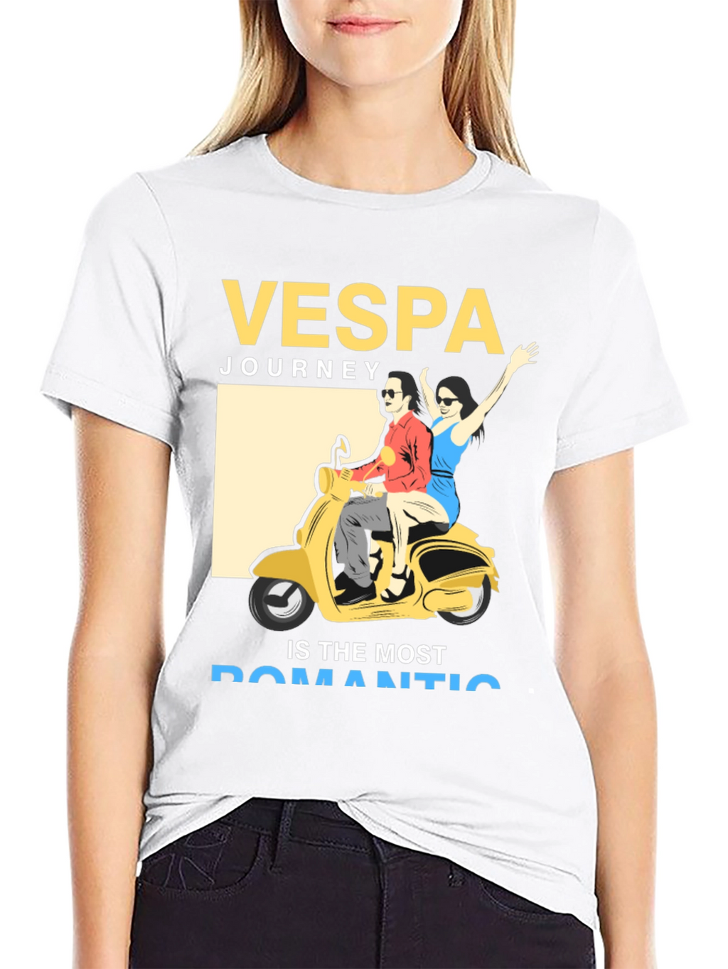 Vespa Journey Romantic T-Shirt