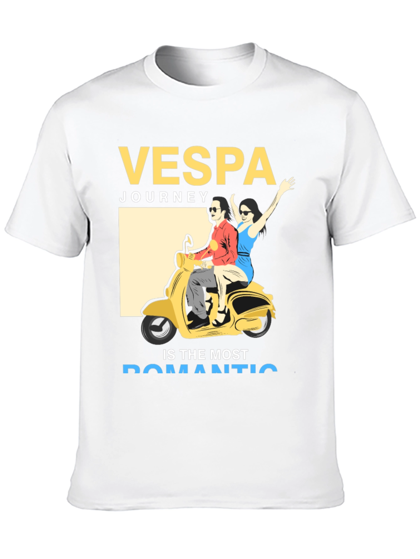 Vespa Journey Romantic T-Shirt