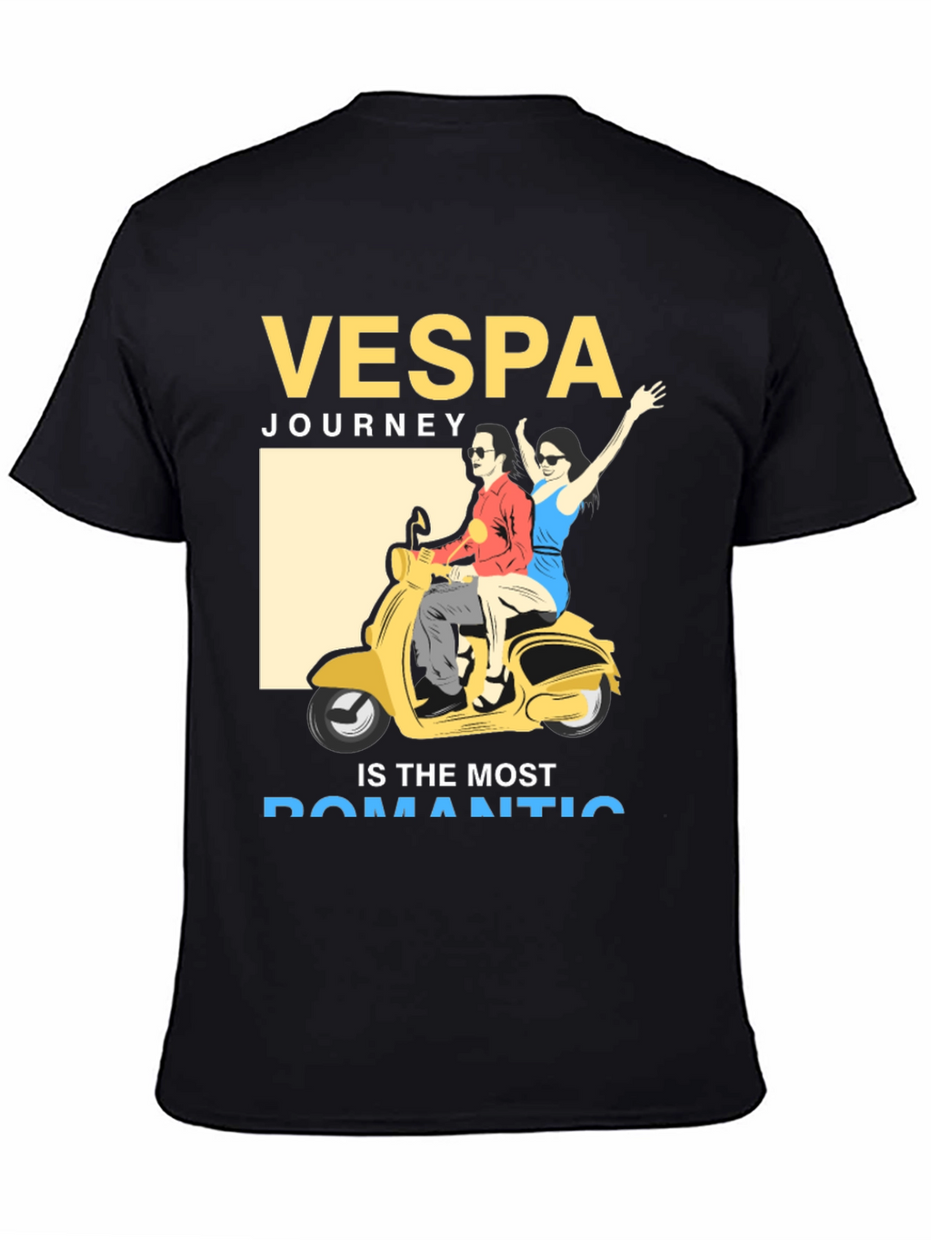 Vespa Journey Romantic T-Shirt