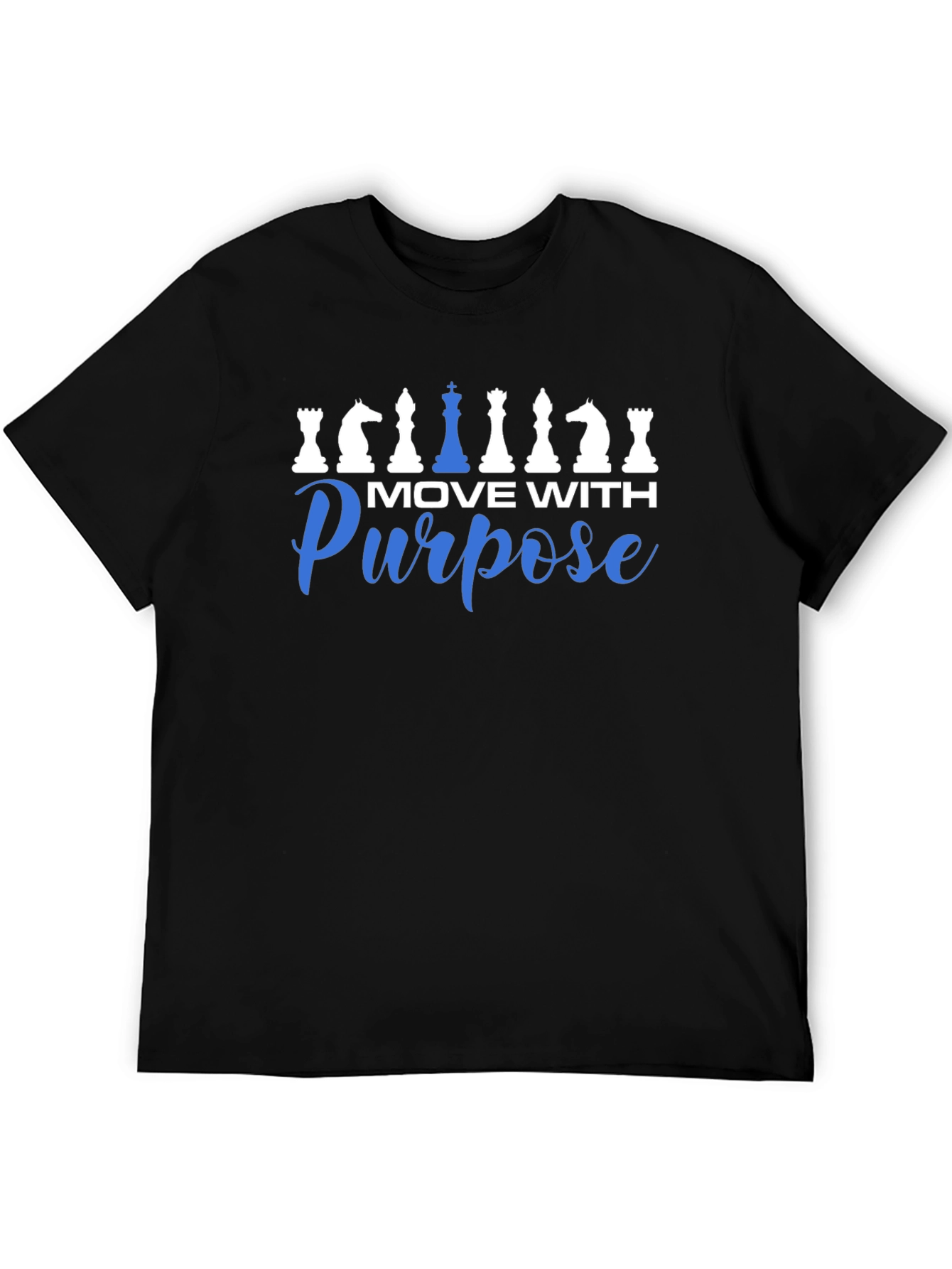 Move With Purpose T-Shirt Chess Design