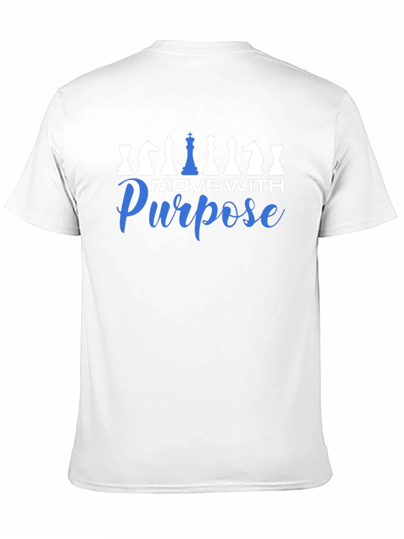 Move With Purpose T-Shirt Chess Design
