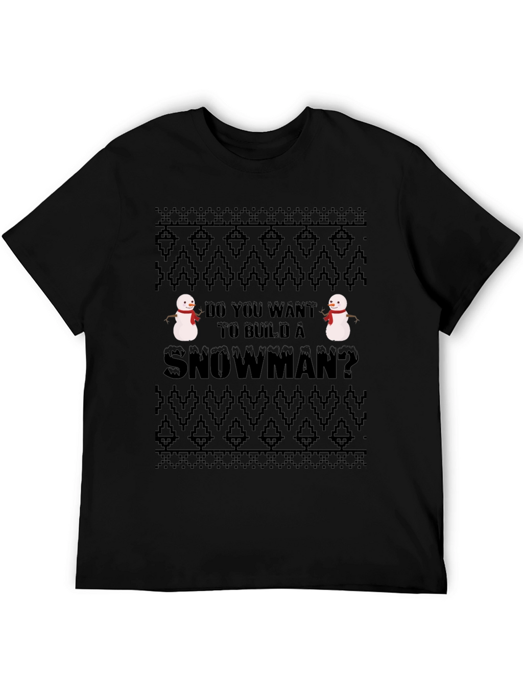 Snowman Build T-Shirt: Fun Holiday Tee