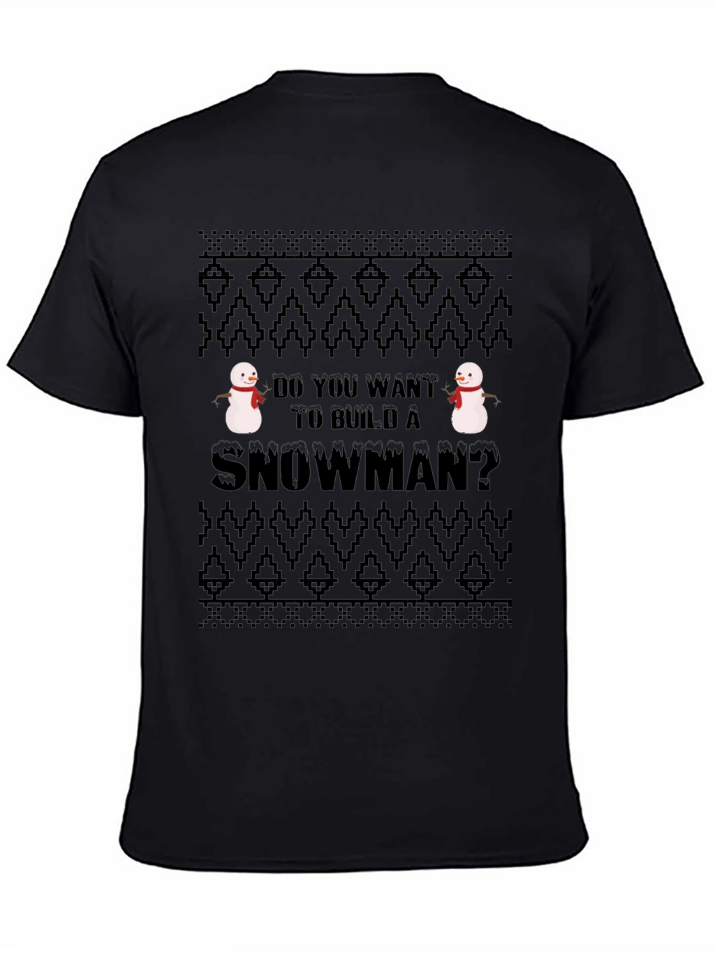 Snowman Build T-Shirt: Fun Holiday Tee