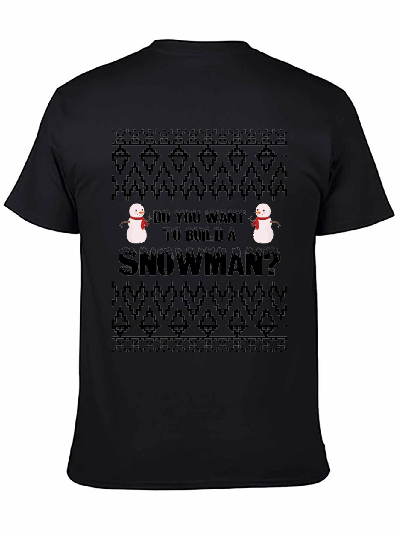 Snowman Build T-Shirt: Fun Holiday Tee