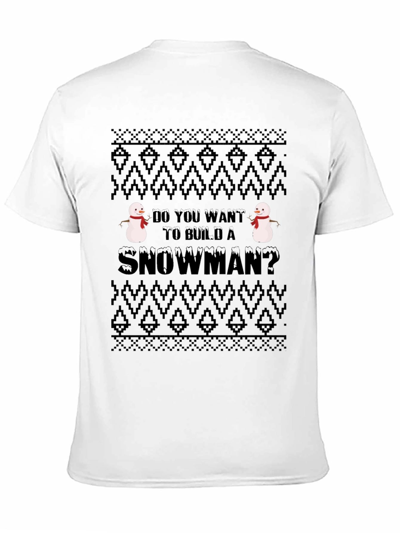 Snowman Build T-Shirt: Fun Holiday Tee