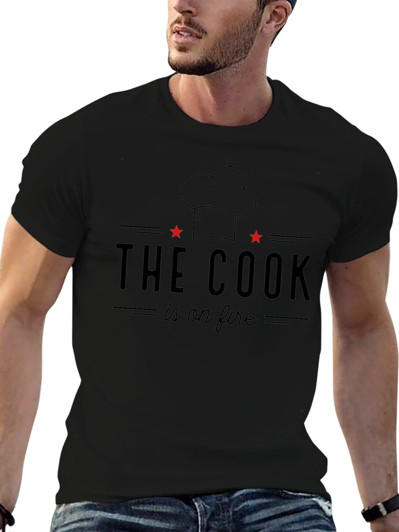 The Cook is on Fire Graphic Tee