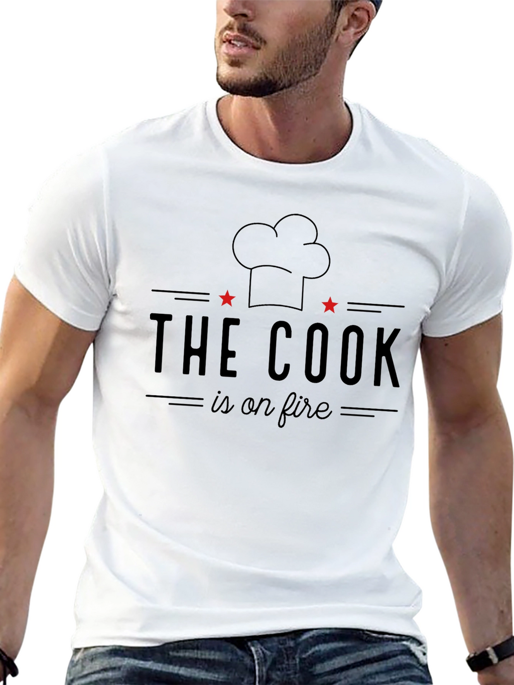 The Cook is on Fire Graphic Tee