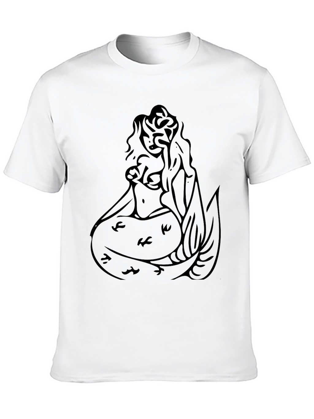 Black Mermaid Graphic Tee