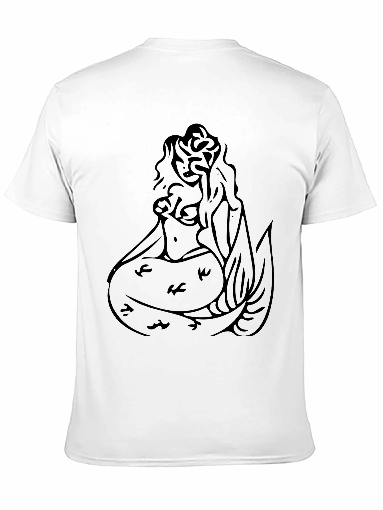 Black Mermaid Graphic Tee
