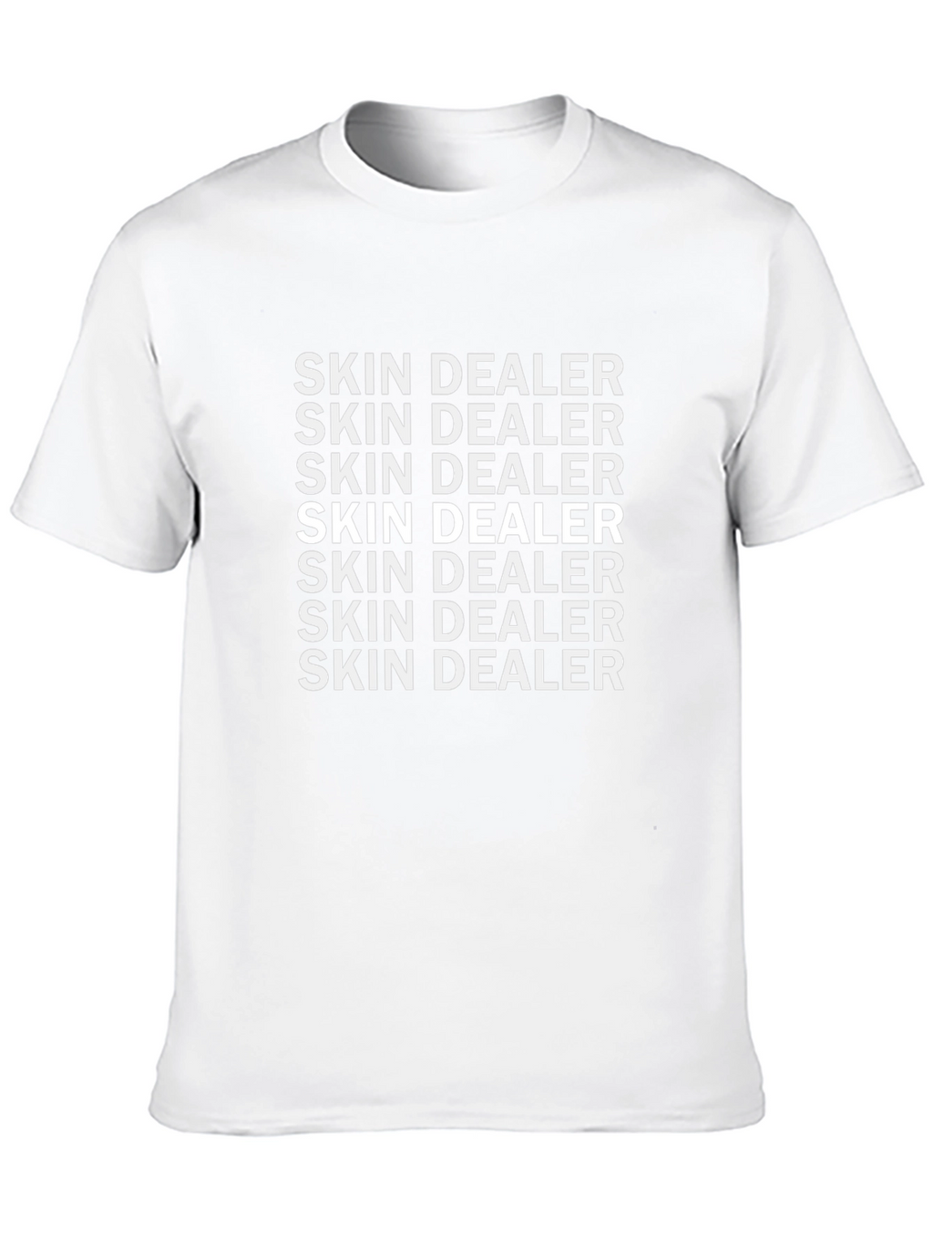 Skin Dealer Graphic Print Black T-Shirt