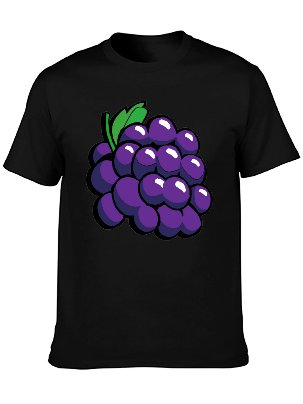 Grapes Graphic Tee - Fun Fruit Design T-Shirt