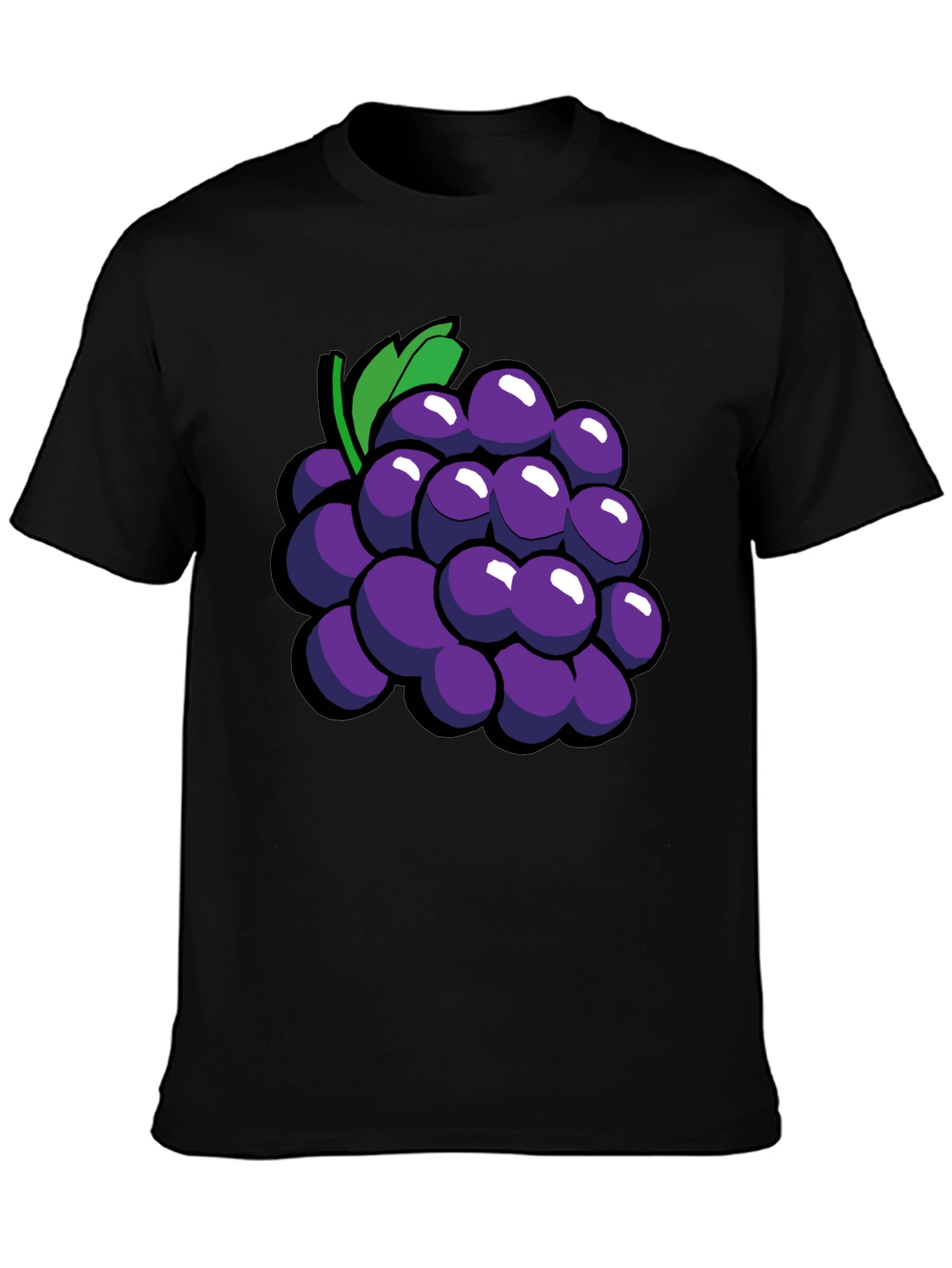 Grapes Graphic Tee - Fun Fruit Design T-Shirt