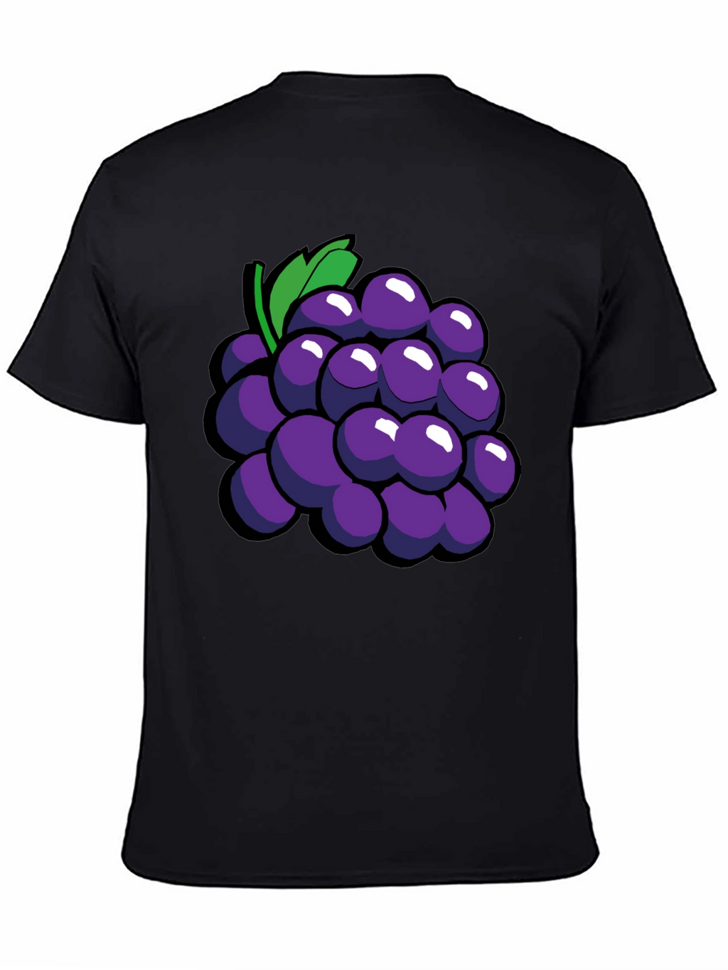 Grapes Graphic Tee - Fun Fruit Design T-Shirt