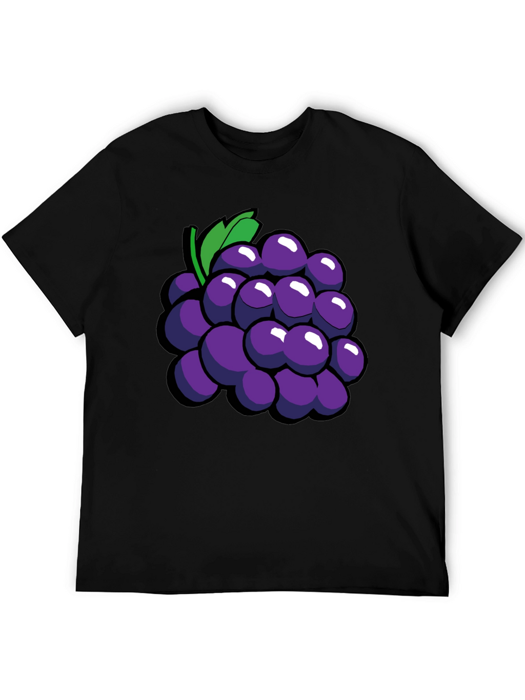 Grapes Graphic Tee - Fun Fruit Design T-Shirt