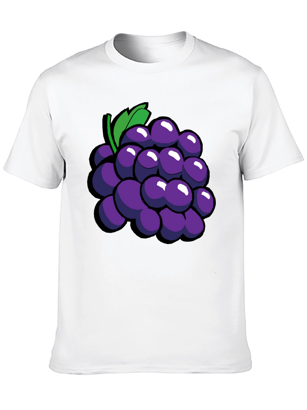 Grapes Graphic Tee - Fun Fruit Design T-Shirt