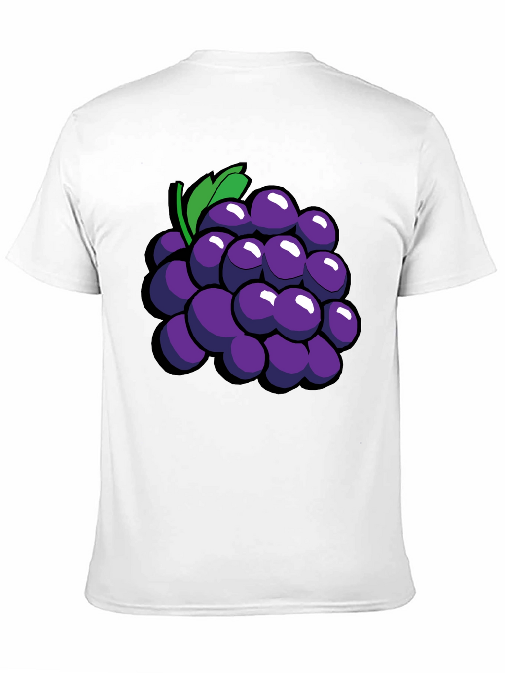 Grapes Graphic Tee - Fun Fruit Design T-Shirt