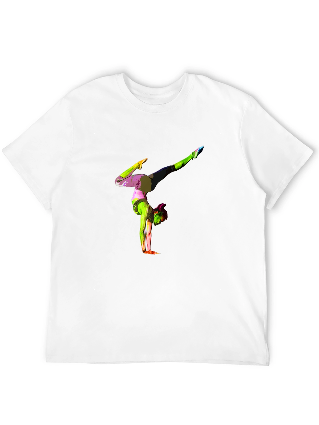 Gymnast Graphic Black T-Shirt