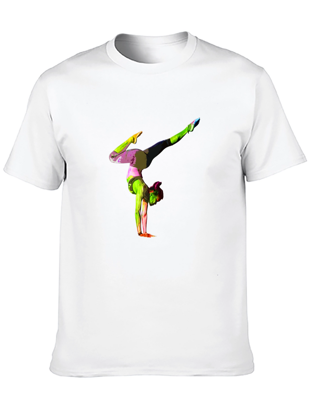 Gymnast Graphic Black T-Shirt