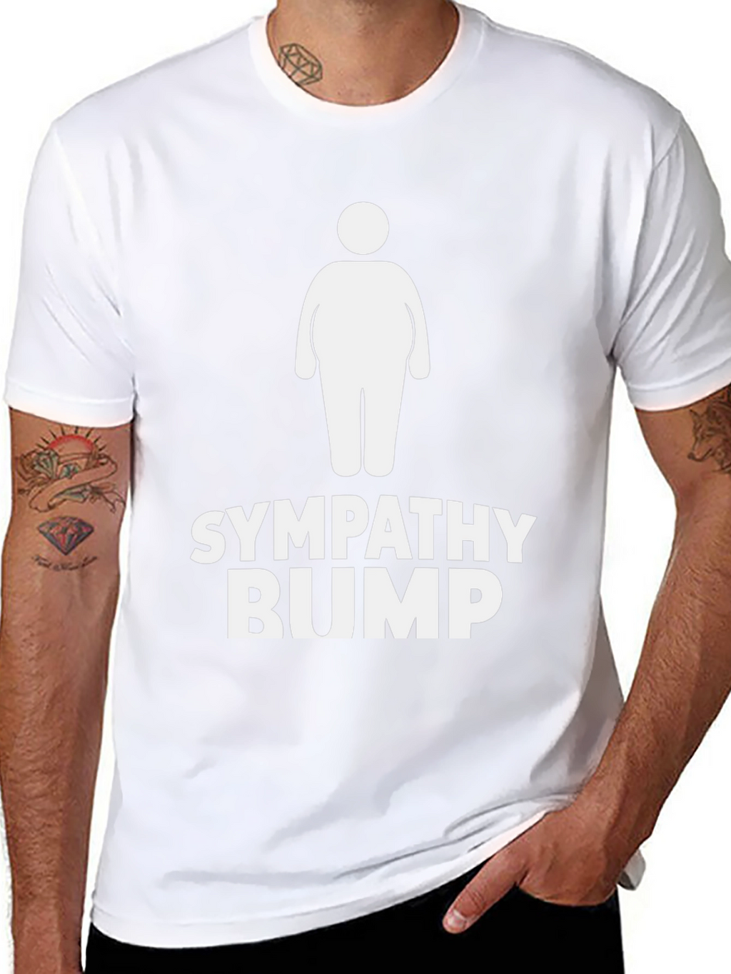 Sympathy Bump T-Shirt - Humorous Comfort Tee