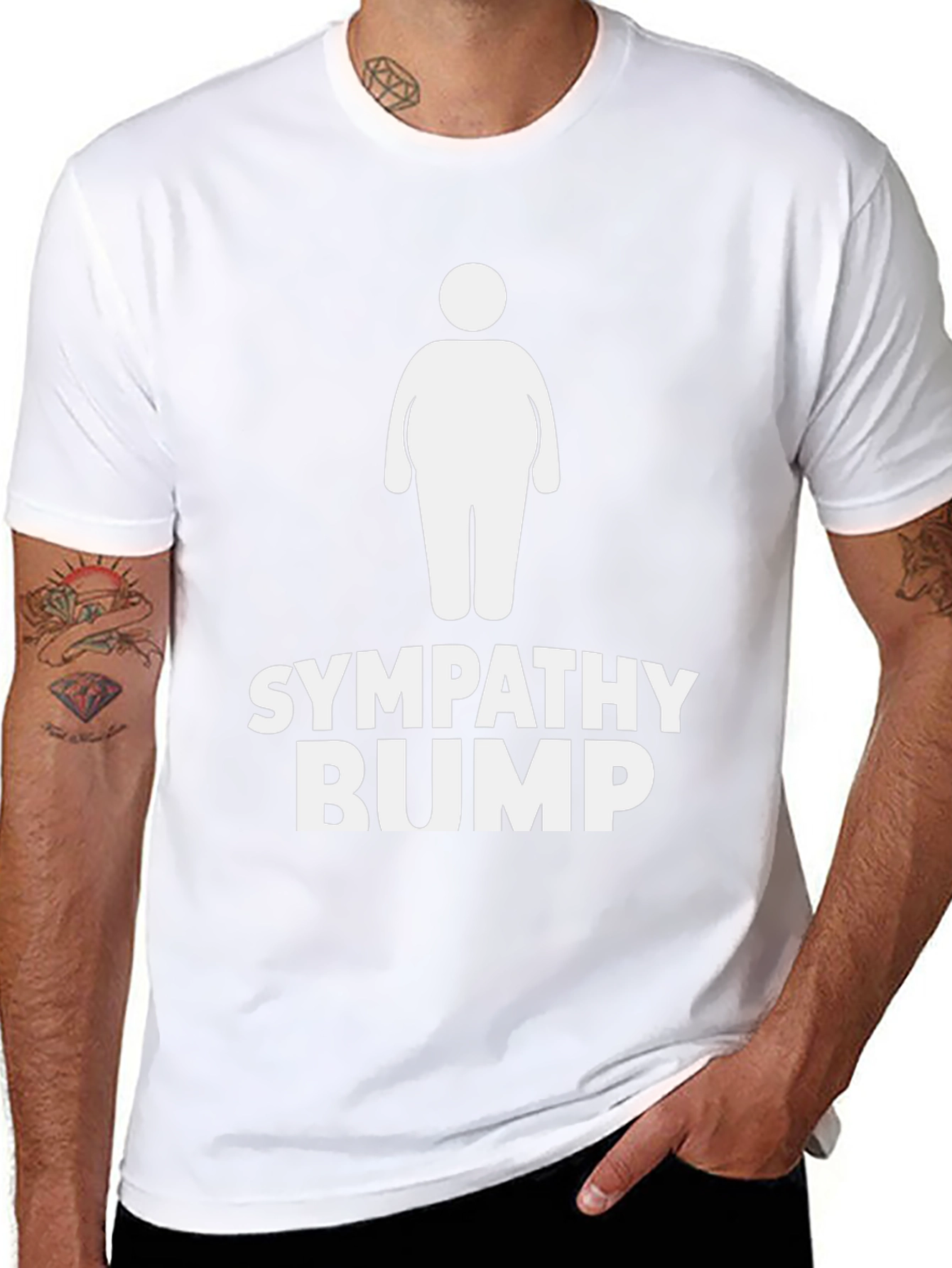 Sympathy Bump T-Shirt - Humorous Comfort Tee