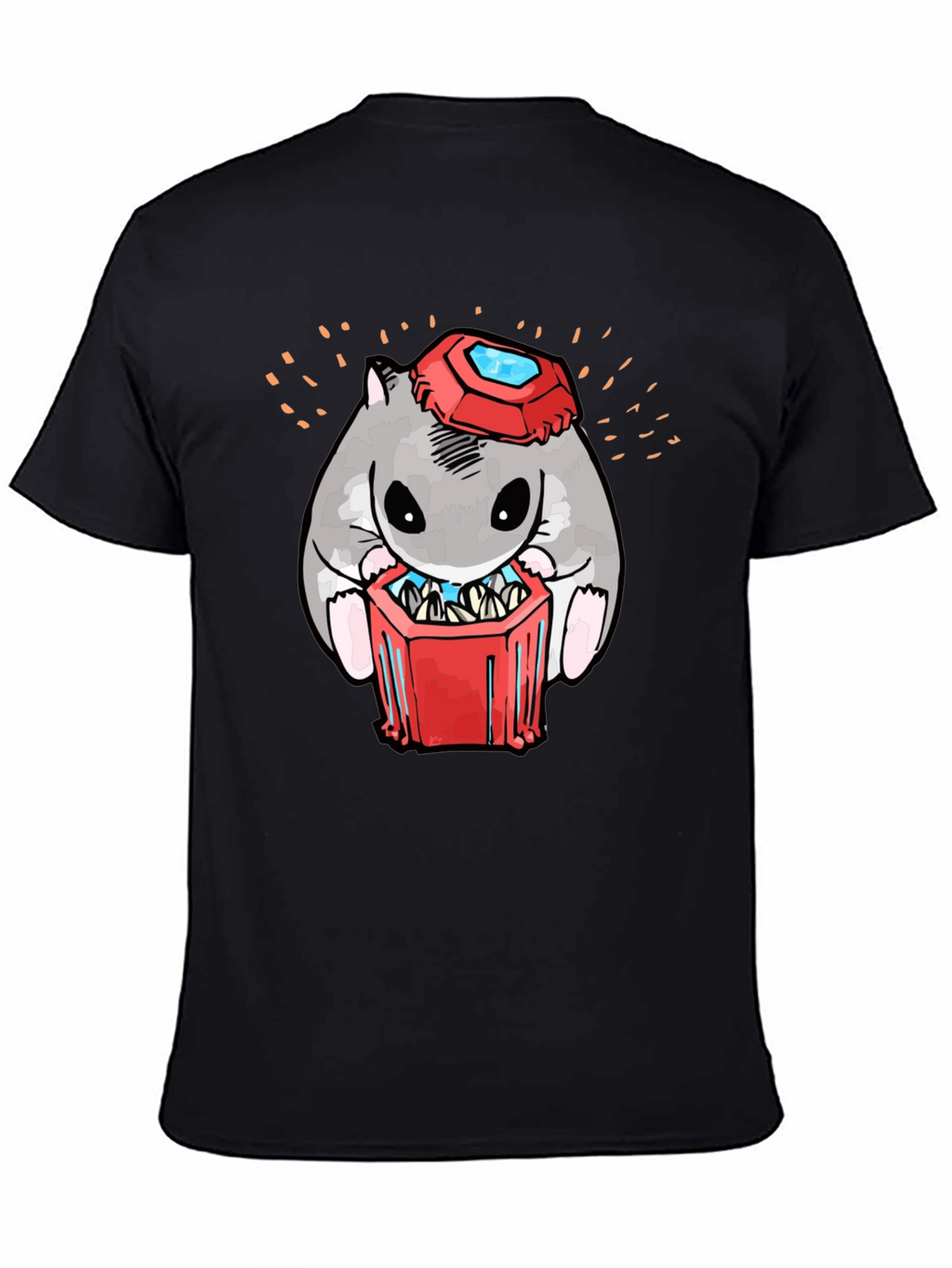 Hamster T-Shirt with Gemstone Hat