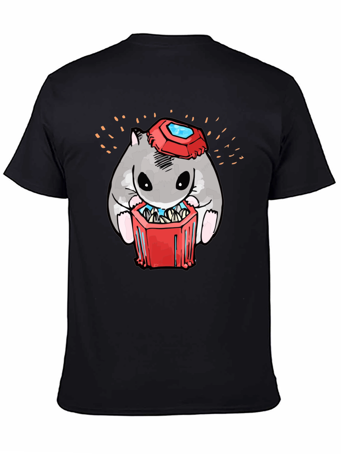 Hamster T-Shirt with Gemstone Hat