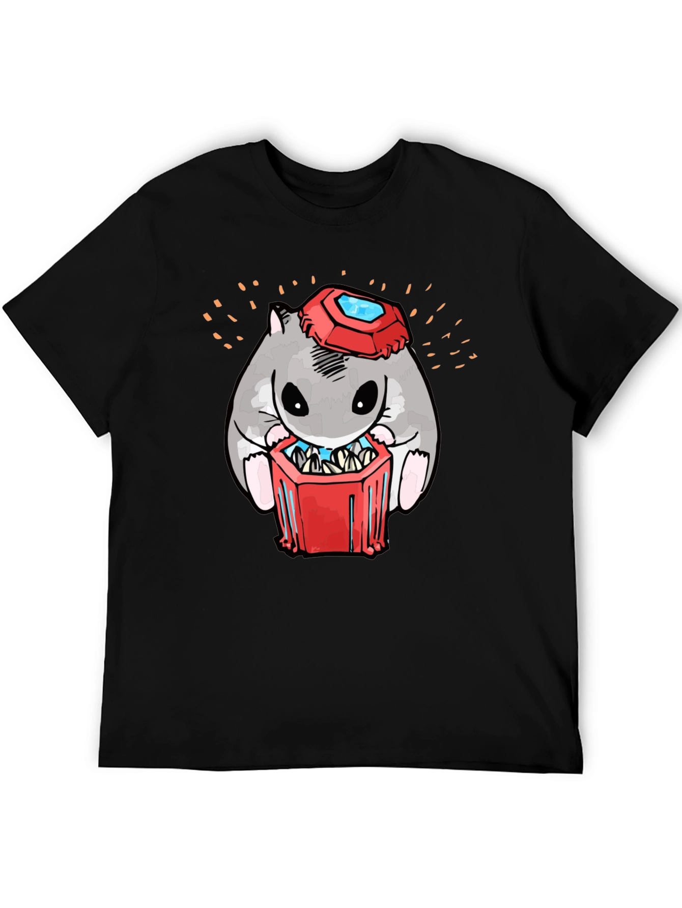 Hamster T-Shirt with Gemstone Hat