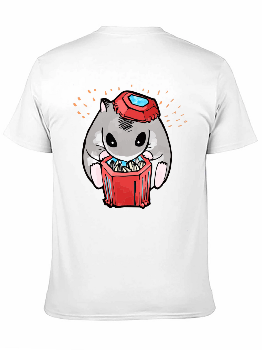 Hamster T-Shirt with Gemstone Hat