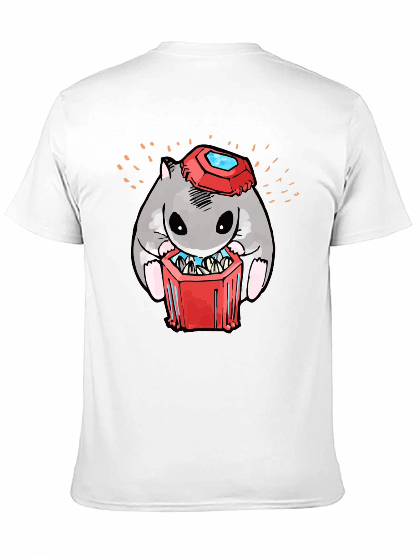 Hamster T-Shirt with Gemstone Hat