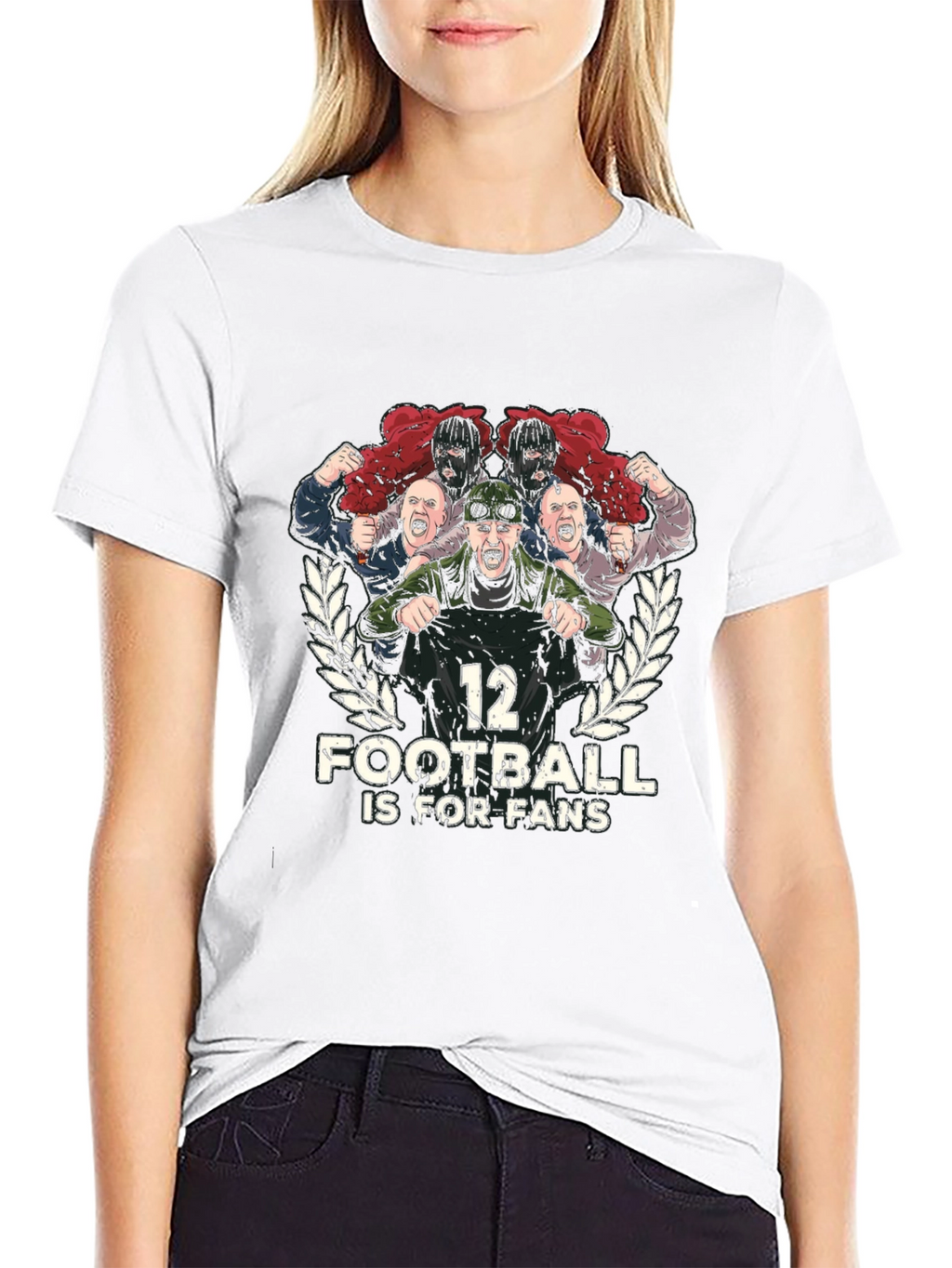 Football Is For Fans Graphic T-Shirt