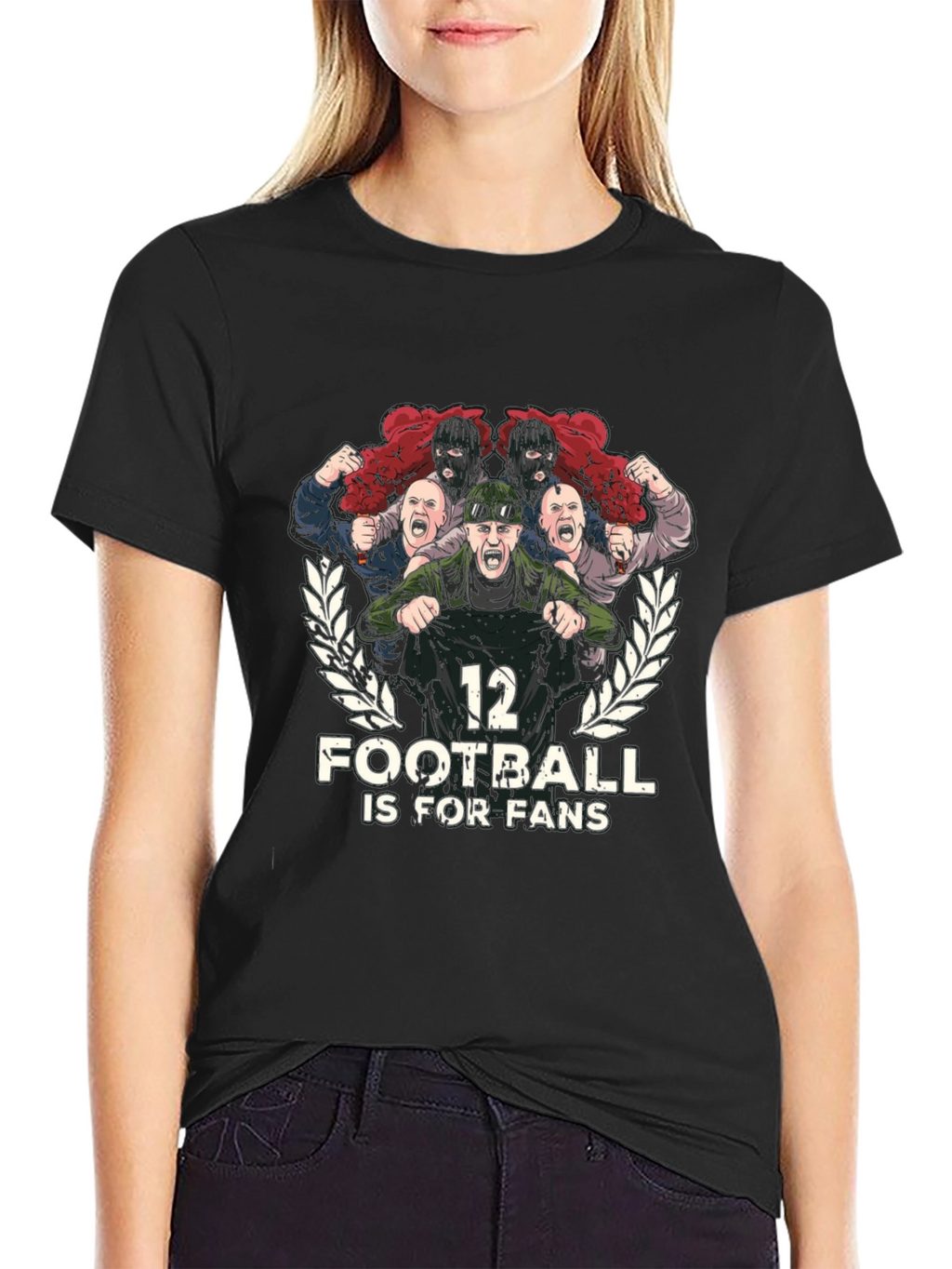 Football Is For Fans Graphic T-Shirt
