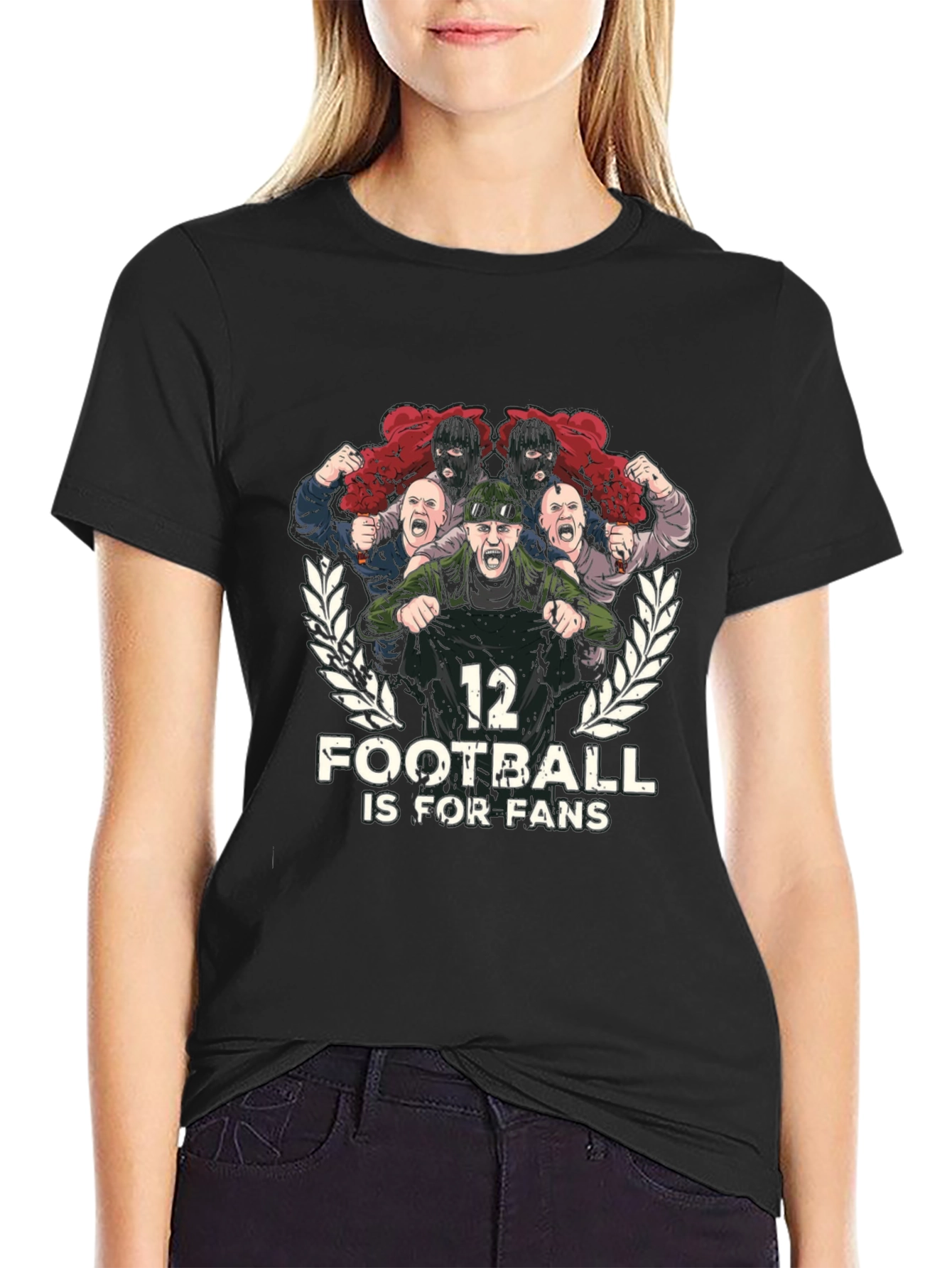 Football Is For Fans Graphic T-Shirt