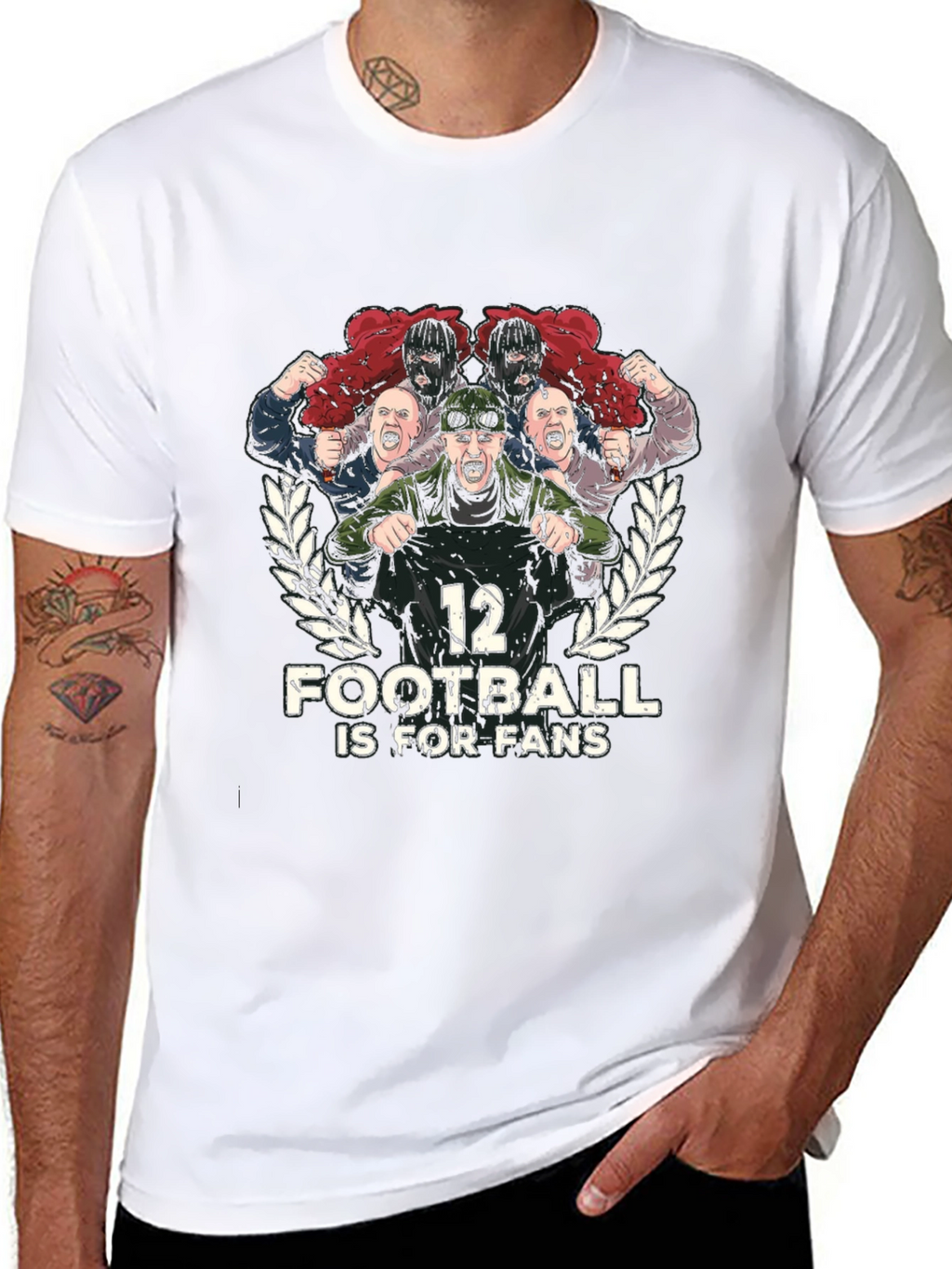 Football Is For Fans Graphic T-Shirt
