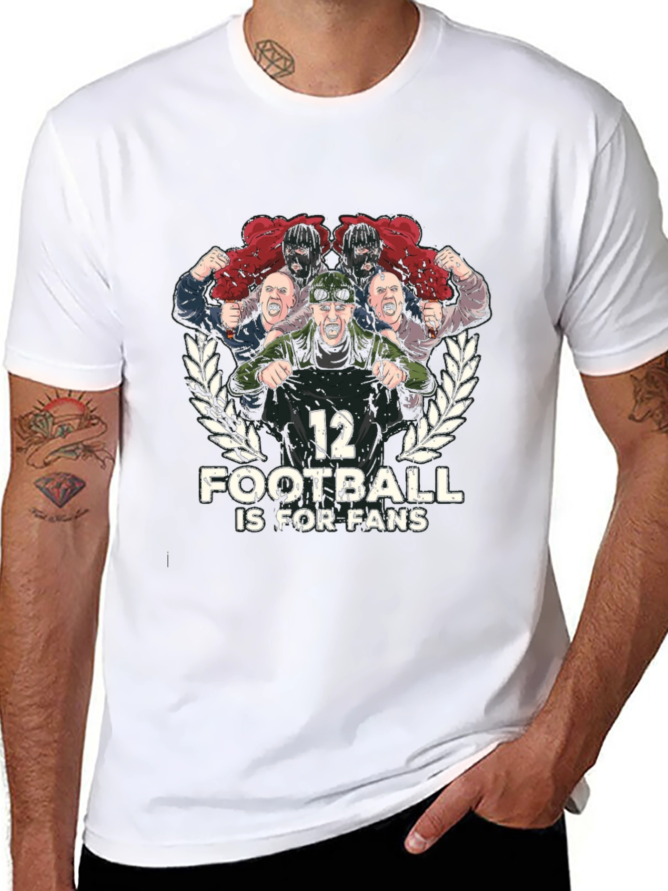 Football Is For Fans Graphic T-Shirt