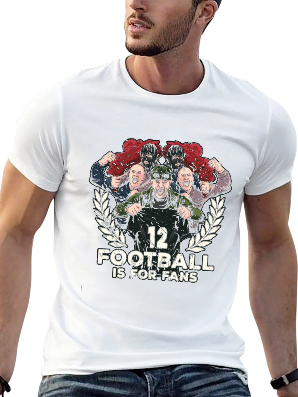 Football Is For Fans Graphic T-Shirt