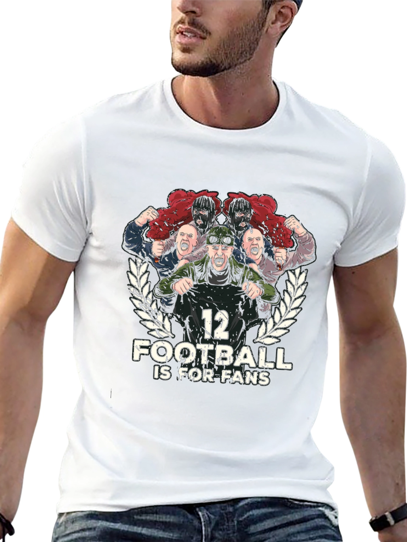 Football Is For Fans Graphic T-Shirt