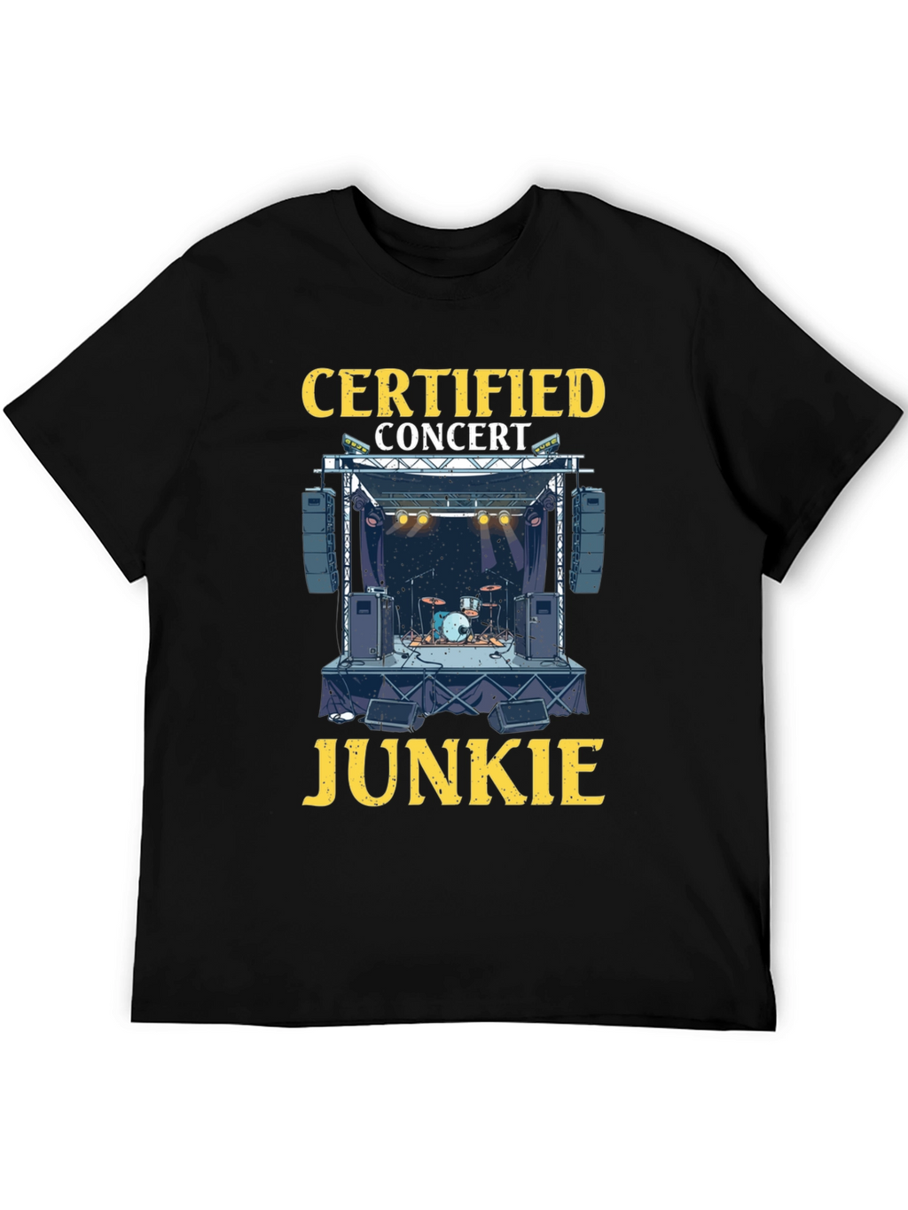 Certified Concert Junkie Graphic T-Shirt