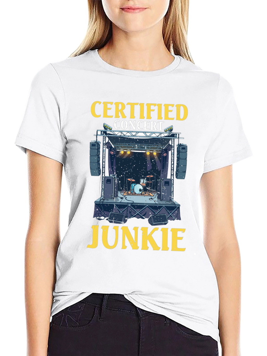 Certified Concert Junkie Graphic T-Shirt