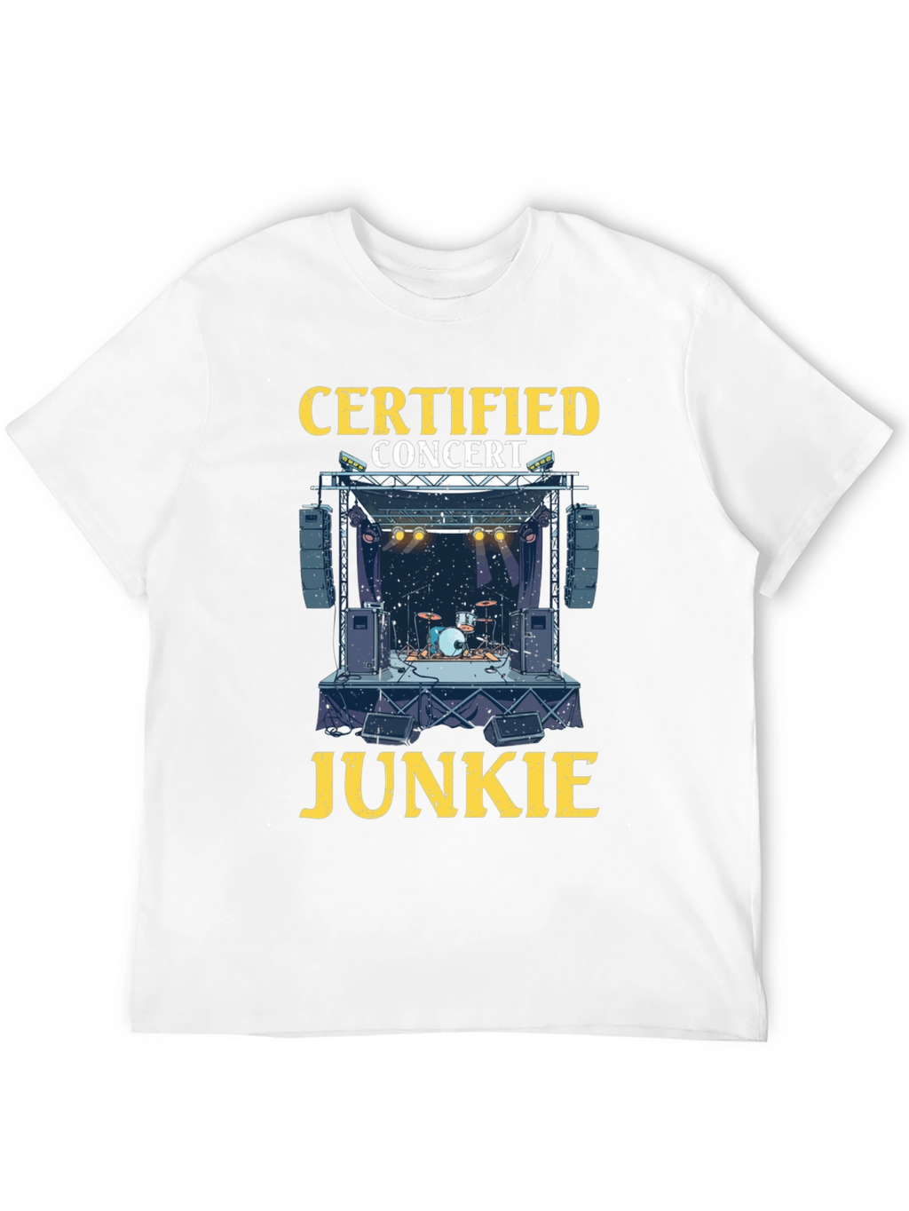 Certified Concert Junkie Graphic T-Shirt