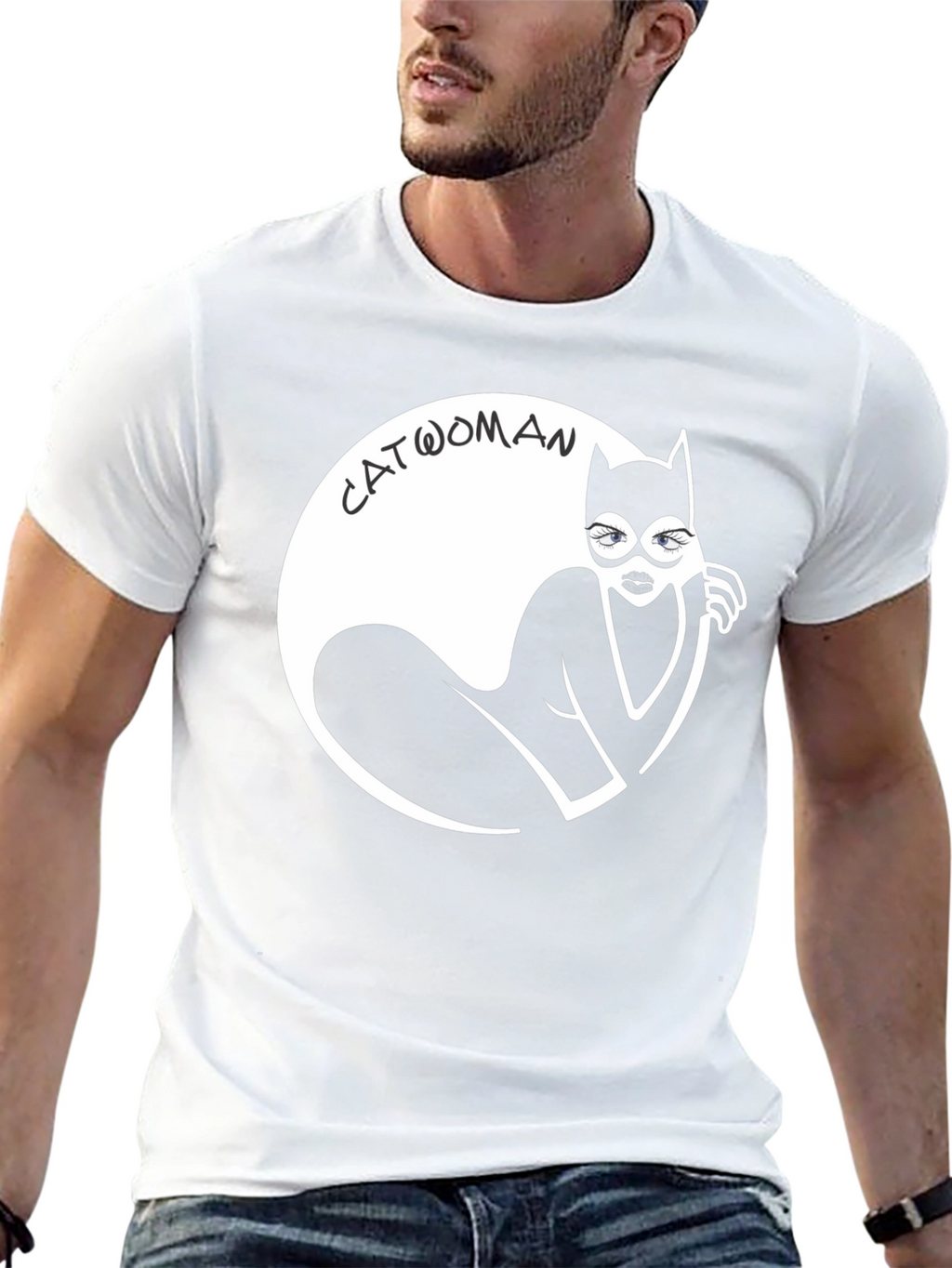 Catwoman Graphic T-Shirt - Black