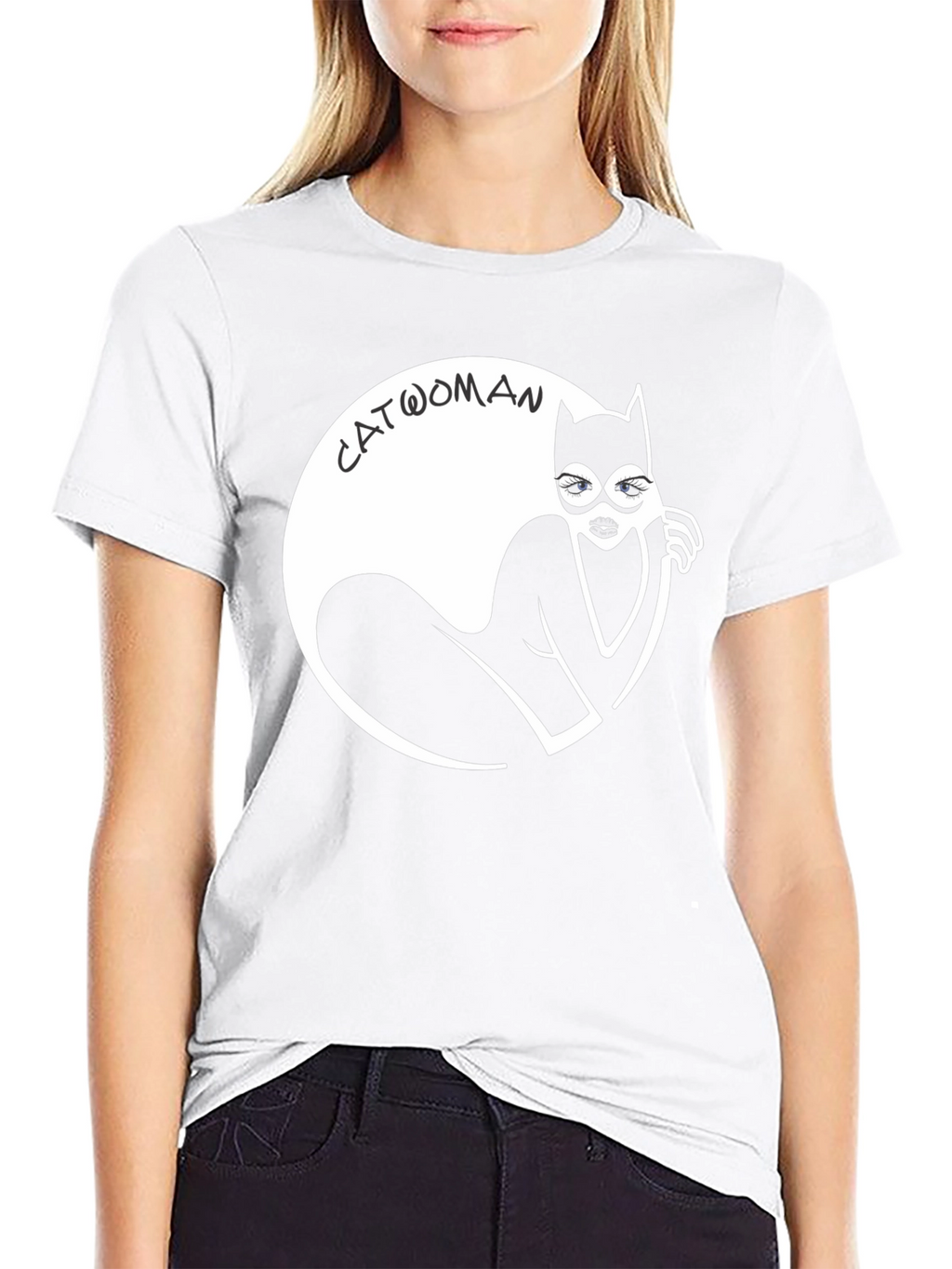 Catwoman Graphic T-Shirt - Black