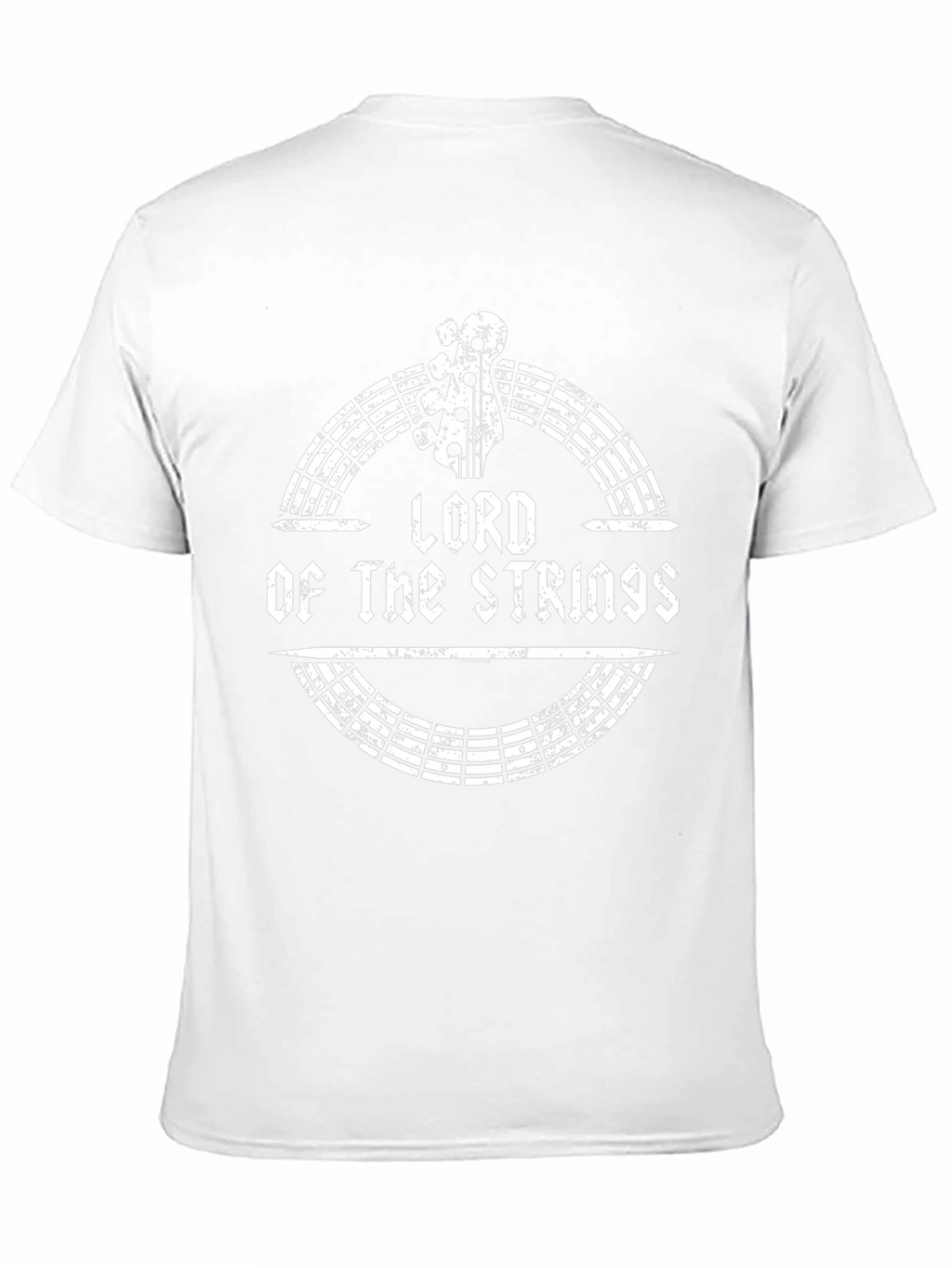 Lord of the Strings Black Graphic T-Shirt