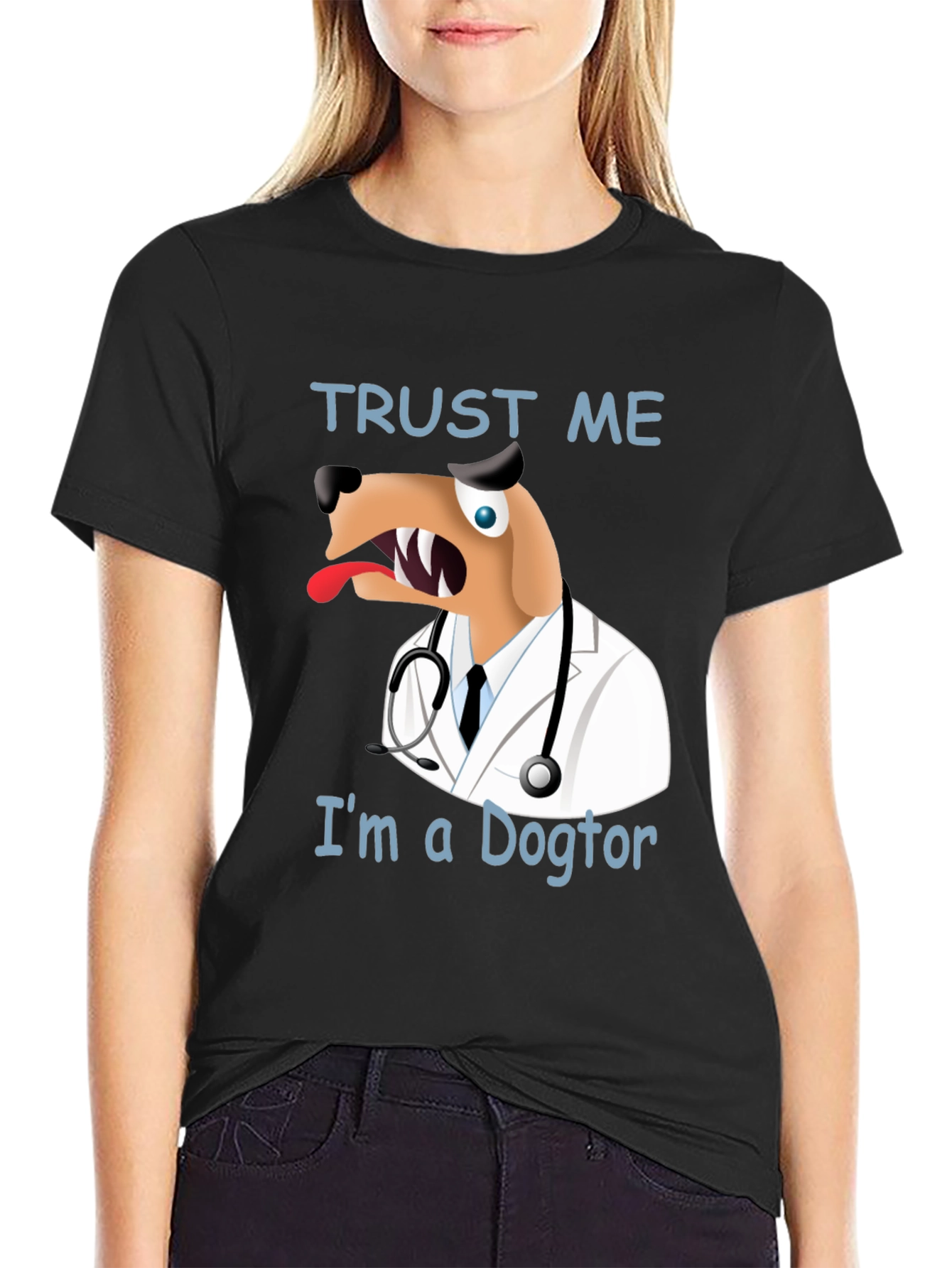 Funny Dogtor T-Shirt - Trust Me Im a Dogtor