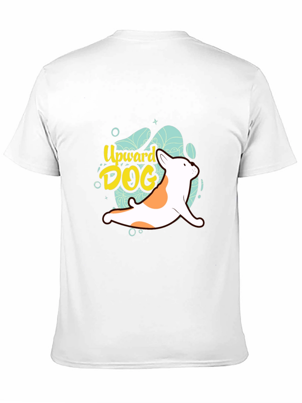 Upward Dog Black T-Shirt - Yoga Lover Tee