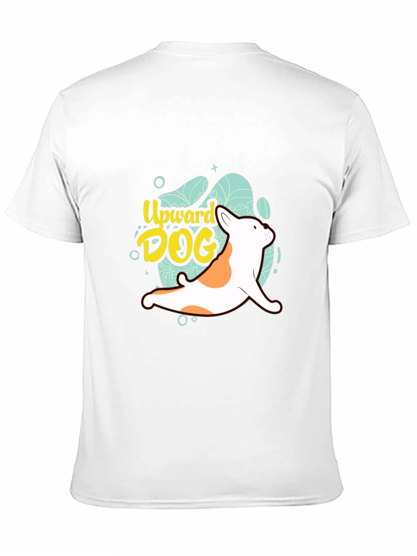 Upward Dog Black T-Shirt - Yoga Lover Tee